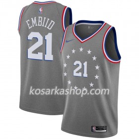 Dres Philadelphia 76ers Joel Embiid 21 Nike 2018-19 City Edition Siva Swingman
